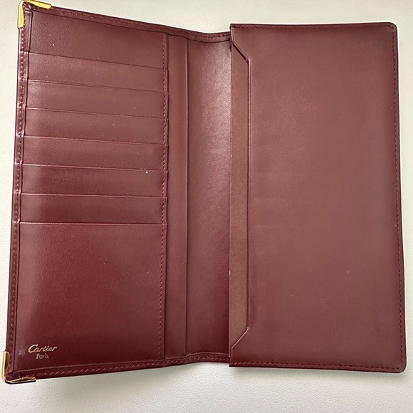 Must De Cartier Leather Bifold Long Wallet - Picture 13 of 13